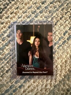 The Vampire Diaries signed trading card Nina Dobrev